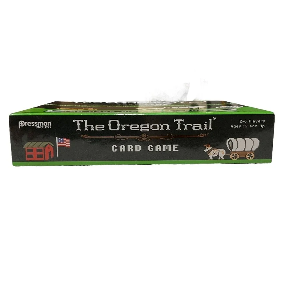 Pressman Oregon Trail Card Game Nostalgia 90s History‎ Role Play Retro Gen X NWT